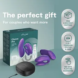 Вібратор We-Vibe Chorus Pro Cosmic Purple для пар зі смарт-управлінням - мініатюра 13
