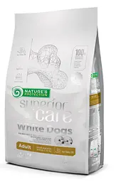 Сухий корм із ягнятиною для дорослих собак малих порід Superior Care White Dogs Adult Small and Mini Breeds 1.5 кг