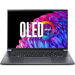 Ноутбук Acer Swift X 14 OLED SFX14-72G-5043 з процесором Intel Core Ultra 5 125H pana la 4.5GHz, 14.5'', 2.8K OLED 120Hz, 16GB LPDDR5X RAM, 1TB SSD, NVID Home, Steel сірий - мініатюра 16