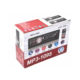 Автомагнітола зі знімною панеллю та пультом 1095BT Bluetooth+USB+SD+AUX 4x50W - мініатюра 3