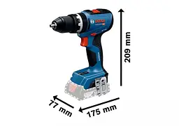 Шурупокрут-дриль ударний акумуляторний Professional GSB 18V-65 18В Bosch teh0025351 - мініатюра 5