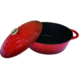 Гусятниця Ringel Essen Ростер, з кришкою, 30х23х11 см, 4,5 л, червона (RG-2308-30) - мініатюра 3
