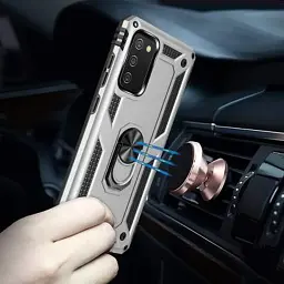 Чохол до мобільного телефона BeCover Military Samsung Galaxy A02s SM-A025/A03s SM-A037/M02s SM-M025 Silver (706015) - мініатюра 4
