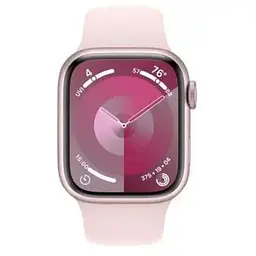Смарт-годинник Apple Watch Series 9 GPS 41mm Pink Aluminum Case w. Light Pink Sport Band - M/L (MR943) - мініатюра 2
