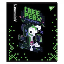 Зошит для записів А5 Yes Minecraft Black 12 аркушів в клітку (767495) - мініатюра 6