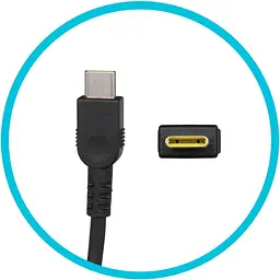 Блок живлення для ноутбука Lenovo PWR ADP_BO USB-C 65W AC PWR ADP_BO USB-C 65W AC (GX20P92529) - мініатюра 3