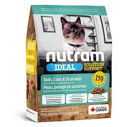 Корм холістик Nutram Ideal Solution Support Skin Coat Stomach 1.13 кг для котів з чутливою їжею