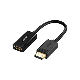 Перехідник Ugreen DisplayPort M - HDMI F 4K 30Hz чорний (40363)