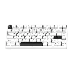 Ігрова механічна клавіатура WOBKEY RAINY 75 PRO / Три режими підключення / Kailh Cocoa Switches / White