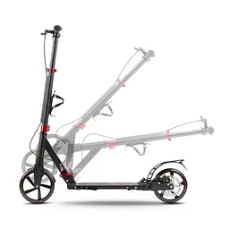 Самокат з дисковим гальмом Kidwell WXM RST-A02 Red - мініатюра 6