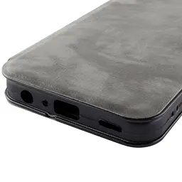 Шкіряний чохол-книжка Epik Belora для Samsung Galaxy A15 4G/5G Gray - мініатюра 7