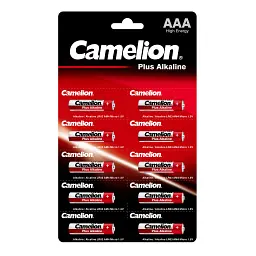 Батарейка Camelion AAA LR03 Plus Alkaline * 10 (LR03-BP1x10P)