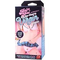Мастурбатор вагіна незайманої Doc Johnson Palm Pal Virgin Stroker with Pop Her Cherry Juice - мініатюра 5