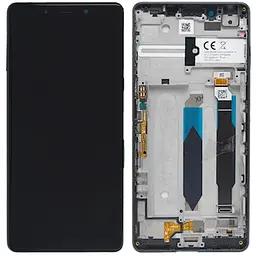 Дисплей Sony i3312 Xperia L3 /i3322 /i4312 /i4332 чорний, PRC, з рамкою