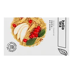 Чай Hello Tea Липа - Бузина 20 пак 50 г - мініатюра 3