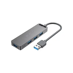 Концентратор Vention USB 3.0 to 4xUSB 3.0 Hub With Power Supply 0.15m black (CHLBB) - мініатюра 2