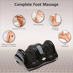 Універсальний електромасажер для ніг і стоп Shiatsu Foot Massager роликовий - мініатюра 6
