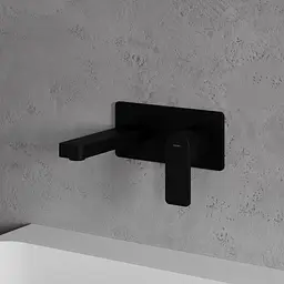 Змішувач для раковини Omnires Baretti прихованого монтажу black mat (BA7815BL) - мініатюра 3