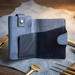 Чоловіче портмоне Tony Perotti Metropolis 3506 (90035) синє - мініатюра 4