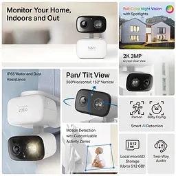 Камера відеонагляду TP-Link Tapo C216 3MP - мініатюра 9