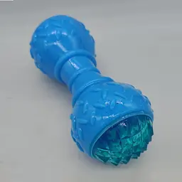 Іграшка, що світиться для собак Bonny Flash dumbbell balls зі звуком, Блакитний - мініатюра 2