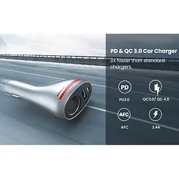 Автомобільний зарядний пристрій Ugreen CD204 Car Charger 2 x USB Ports - мініатюра 5