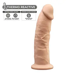 Фалоімітатор Silexd Premium Silicone Dildo Model 2 Size 9 in 25 см тілесний - мініатюра 2