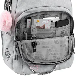 Рюкзак для старшої школи Kite Education teens 2578M HK Сірий (HK26-2578M) - мініатюра 11
