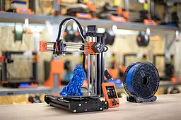 Принтер 3D Prusa MINI+ (FDM 1.75mm 180x180x180mm USB RJ-45 черный) semi assembLED - миниатюра 7