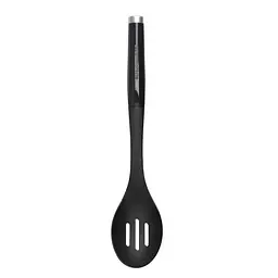 Ложка для сервіровки з прорізами KitchenAid Classic 34 см чорний (KCG004OHOBE)