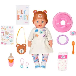Лялька Baby Born Емма-Тедді з аксесуарами 43 см (836651) - мініатюра 3