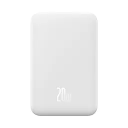 Зовнішній аккумулятор Baseus Magnetic Mini Wireless Fast Charge Power Bank 20000mAh 20W Білий - мініатюра 3