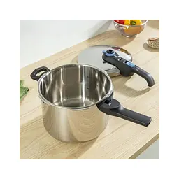 Каструля Tefal Secure Trendy Скороварка з паровим кошиком 4л (P2580402) - мініатюра 4