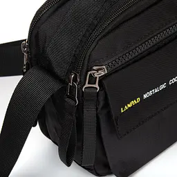 Сумка чоловіча Lanpad тканинна чорний (LAN4120 black) - мініатюра 5