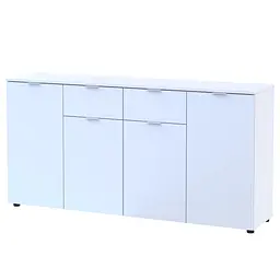 Комод Doros Рон 7 Білий 4 фасади 2 шухляди 160х38х81 (44900222) - мініатюра 4