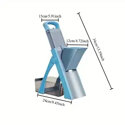 Багатофункціональна овочерізка Vegetable cutter 223-6 з регульованою товщиною нарізки - мініатюра 5