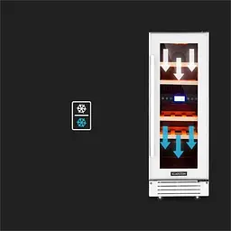 Винний холодильник Klarstein Vinovill17 Built-In Duo (10034725) - мініатюра 6