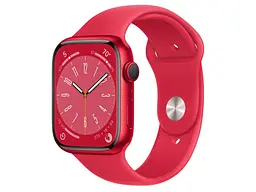 Смарт-годинник Apple Watch Series 8 GPS 45mm(PRODUCT) Red Aluminum Case with (PRODUCT) Red Sport Band M/L (MNUU3)