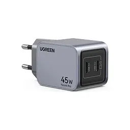 Зарядний пристрій Ugreen 2xUSB-C PD 45 Вт GaN X707 сірий (35008) - мініатюра 2