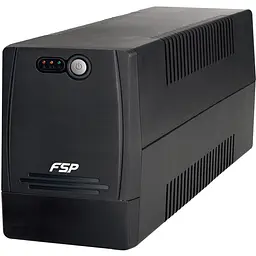 ДБЖ FSP FP1500, 1500ВА/900Вт, Line-Interactive, USB/RJ45, Schuko*4, AVR, Black