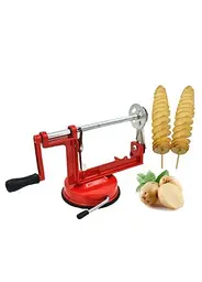 Машинка для нарізки картоплі спіраллю та чіпсів Spiral Potato Slicer, Ручний пристрій для спіральних чіпсів та овочів - мініатюра 3