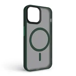 Чехол ArmorStandart Uniq Magsafe для Apple iPhone 14 Dark Green - миниатюра 2