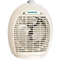 Тепловентилятор Kumtel HF-6331 побутовий нагрівач дуйчик бежевий