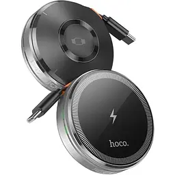 БЗП Hoco CQ18 Flash 2in1 Magnetic + iWatch (with retractable cable Type-C) Silver