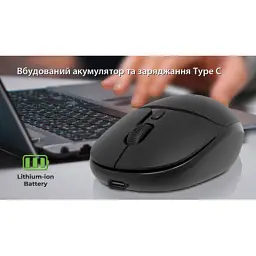 Мишка REAL-EL RM-335W Wireless Black (EL123200055) - мініатюра 11