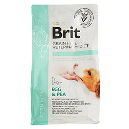 Сухий корм для дорослих собак Brit VetDiets при сечокам'яній хворобі з яйцем індичкою горохом і гречкою 2 кг - мініатюра 2