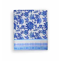 Скатерть Home Line рогожка голубая, 150х180 см (129071)