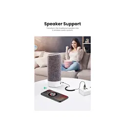 FM модулятор Ugreen Bluetooth 5.0 Aux with mic CM309 UGREEN Black (70601) - мініатюра 9