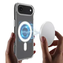Протиударний чохол для Apple iPhone 17 AIR Clear Case Ultra Hybrid MagSafe Прозорий з магнітом - мініатюра 9