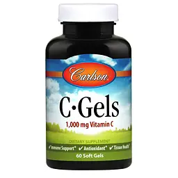 Вітаміни та мінерали Carlson Labs C-Gels, 60 капсул